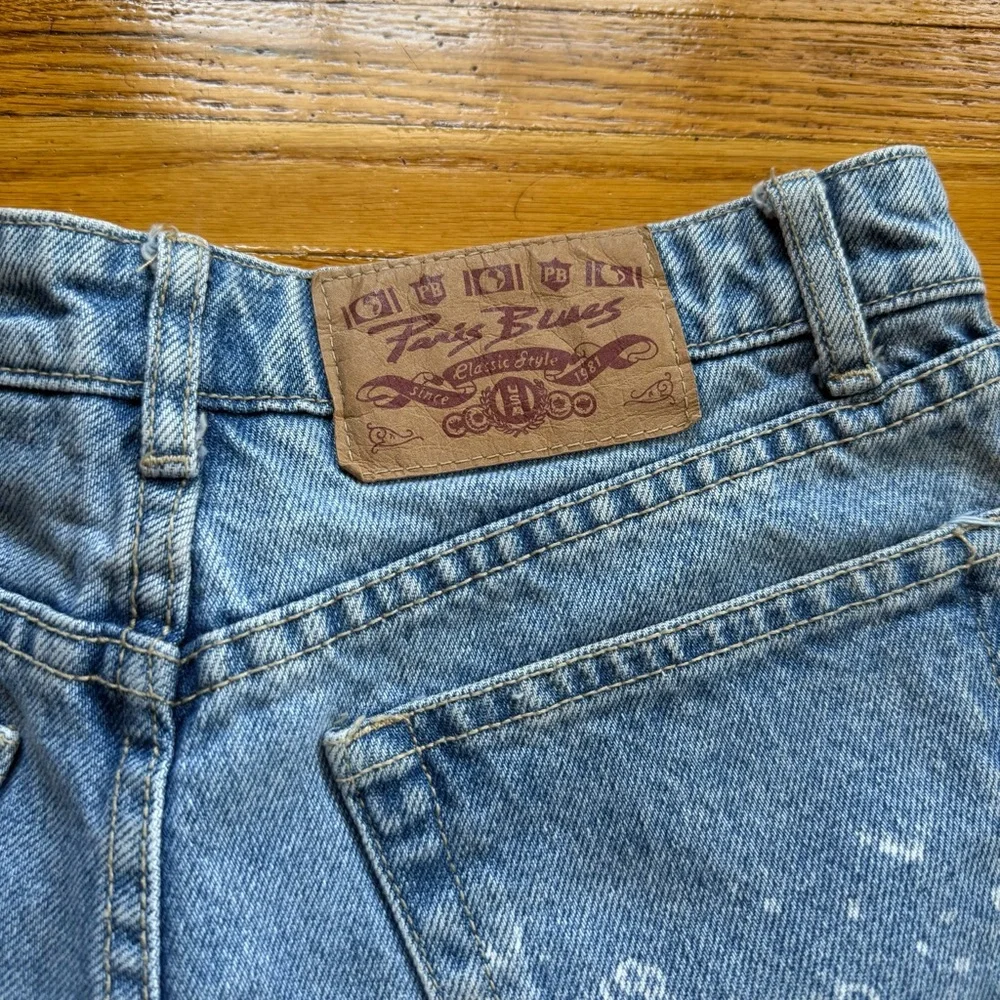 90s Butterfly Jean Shorts